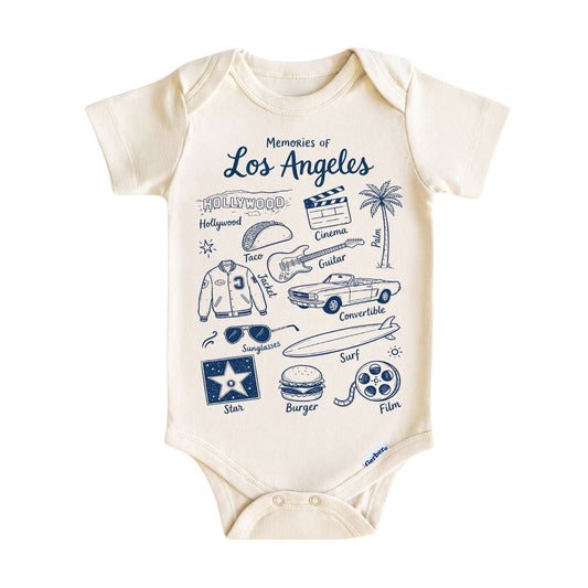 Los Angeles Baby ONESIE ®, Baby Bodysuit for Boys Girls, California Newborn Gifts