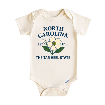 North Carolina Dogwood Floral Kids T-Shirt