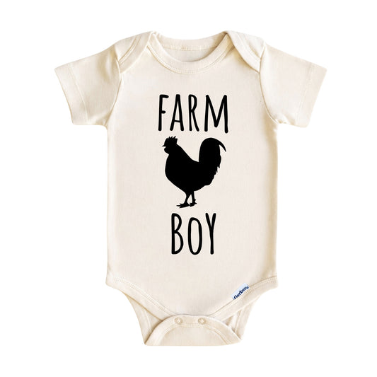 Farm Boy Baby Onesie ® – Country Farm Baby Bodysuit