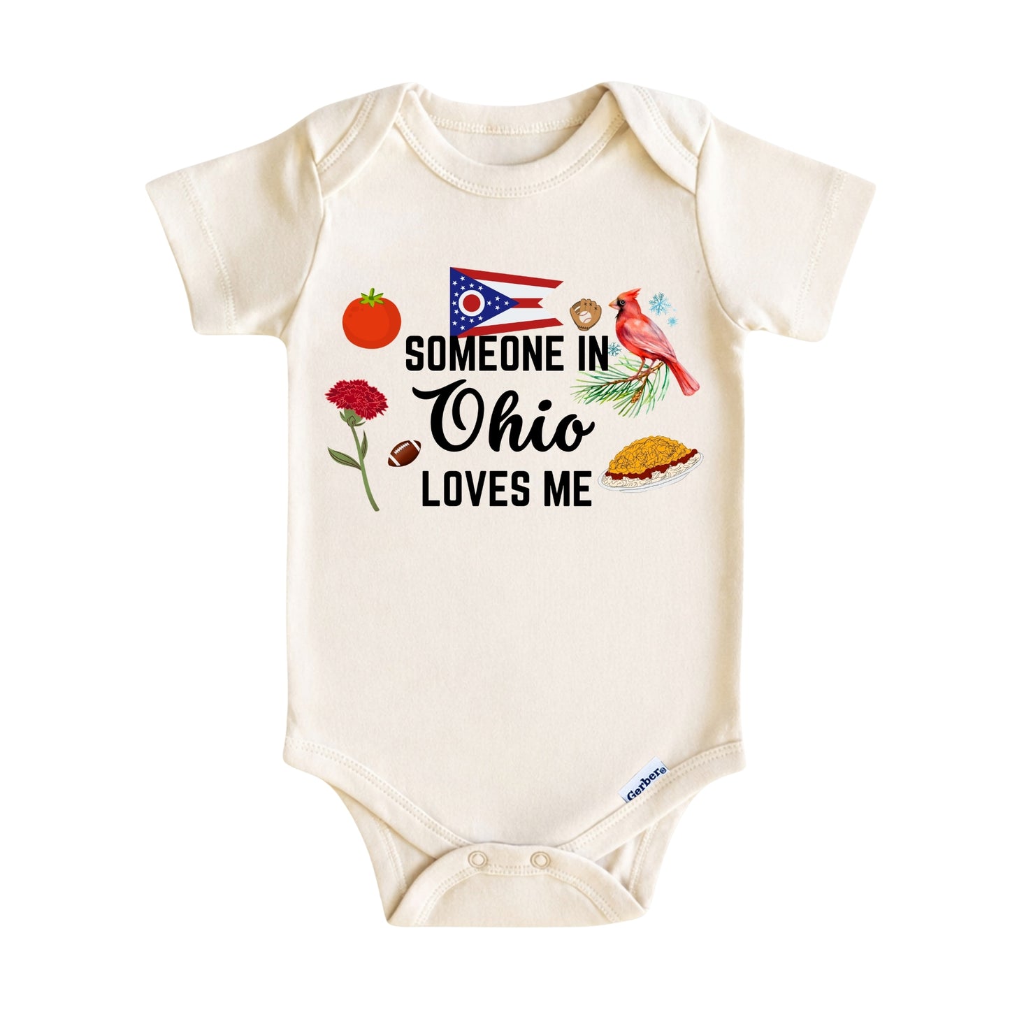 Someone in Ohio Loves Me Baby ONESIE®