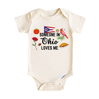 Someone in Ohio Loves Me Baby ONESIE®