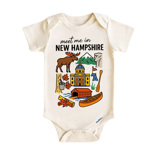 New Hampshire Baby Onesie® - Kids Vacation T-Shirt
