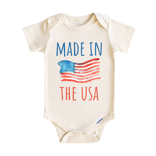 Made In The USA Baby Onesie ® - Baby Bodysuit for Boys and Girls