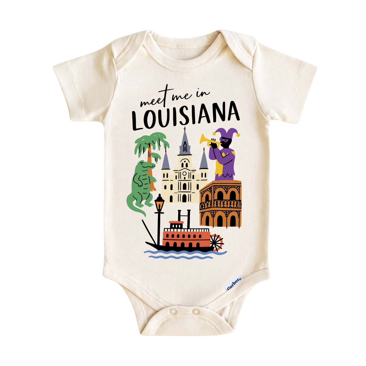 Louisiana Baby Onesie® - Kids Vacation T-Shirt