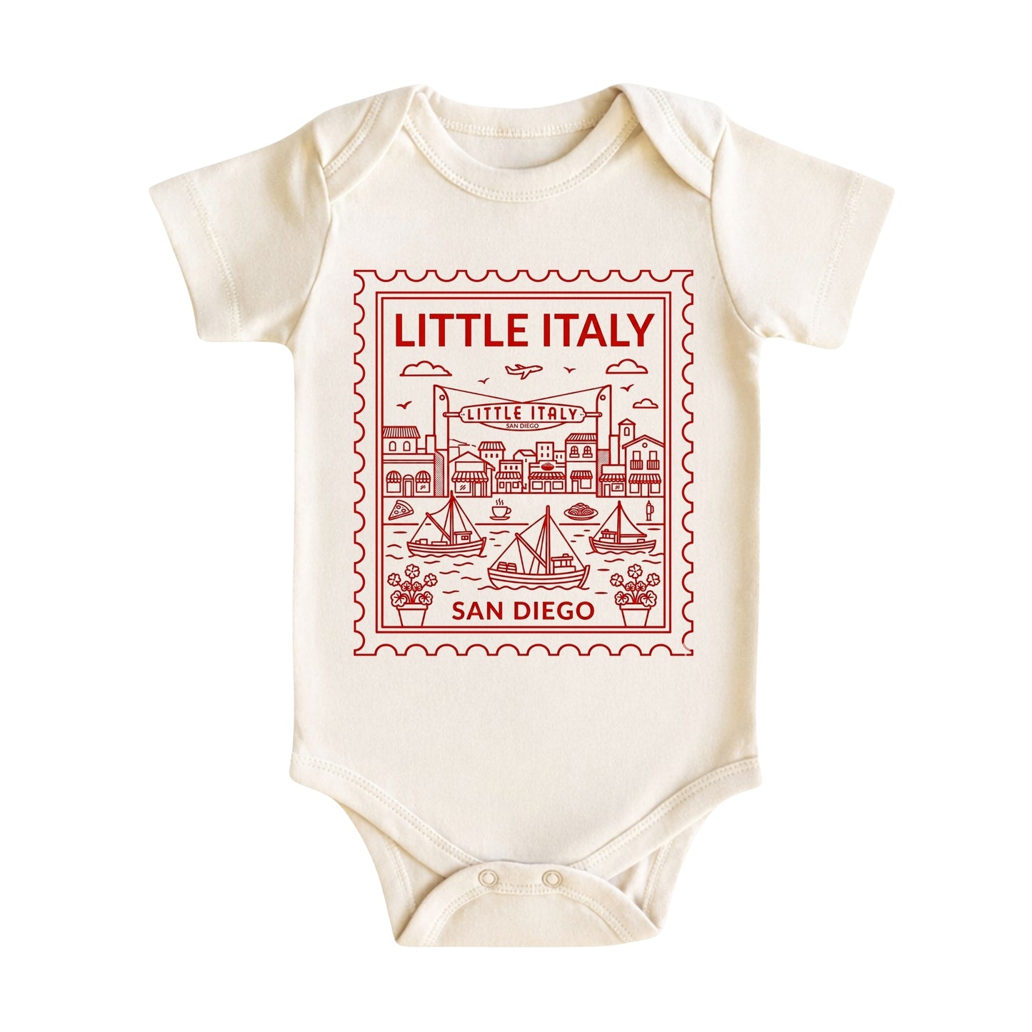Little Italy San Diego Kids T-Shirt – Local City Gift for Boys and Girls