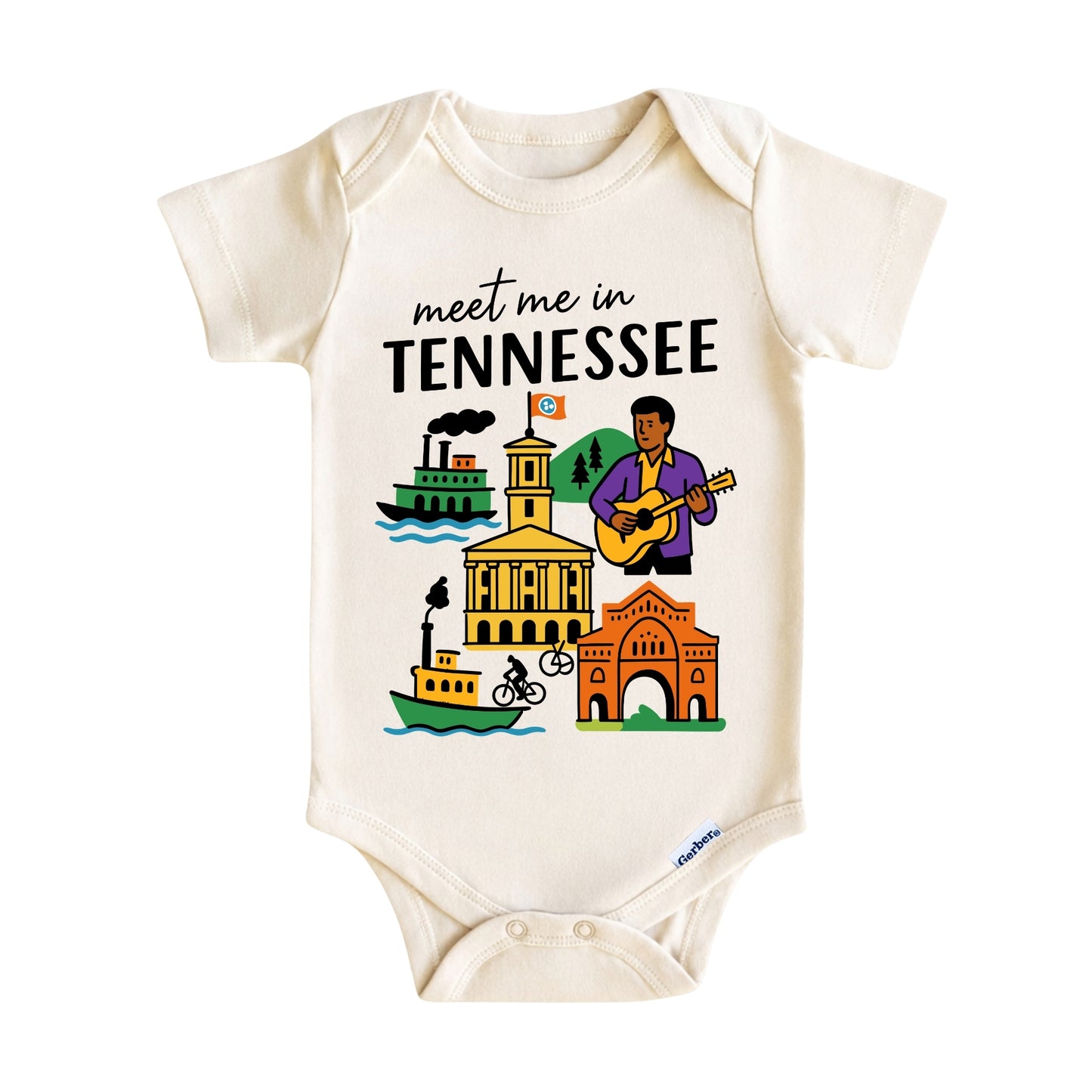 Tennessee Baby Onesie® - Kids Vacation T-Shirt