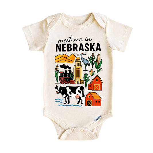 Nebraska Baby Onesie® - Kids Vacation T-Shirt