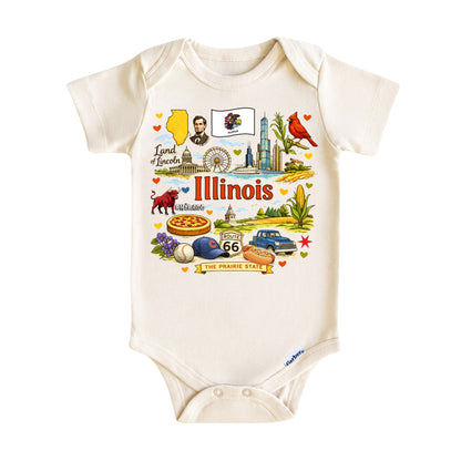 Illinois The Prairie State Baby ONESIE®