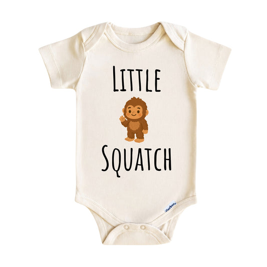 Little Squatch Baby Onesie ® – Bigfoot Baby Bodysuit for Boys and Girls