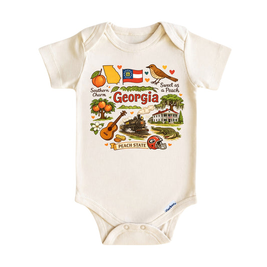 Georgia Peach State Baby ONESIE®