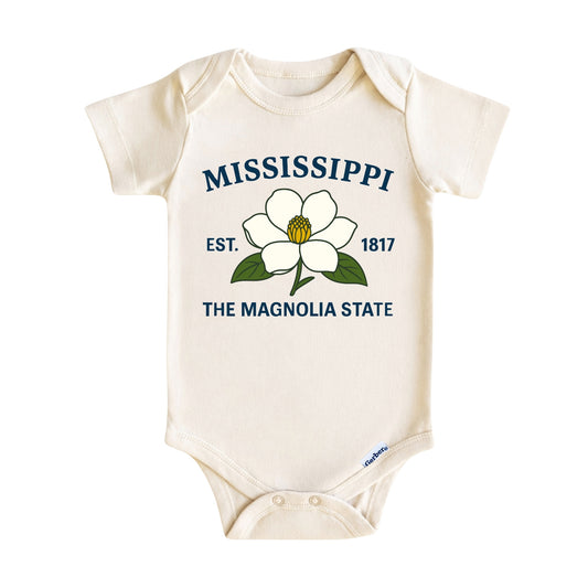 Mississippi State Floral Baby ONESIE®