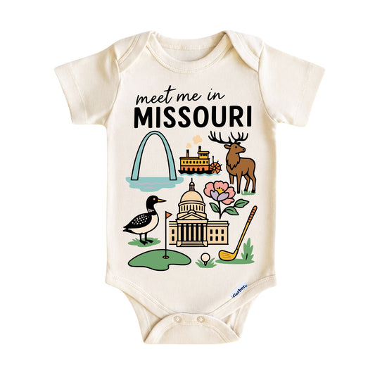 Missouri Baby Onesie® - Baby Bodysuit for Boys and Girls
