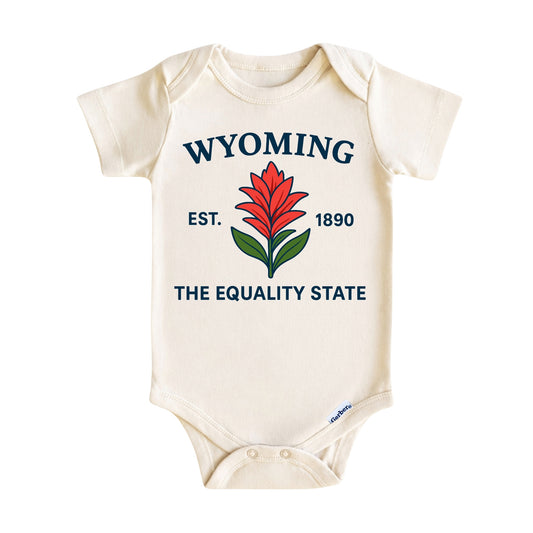 Wyoming State Floral Baby ONESIE®