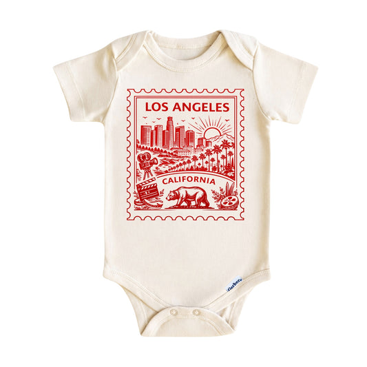 Los Angeles California Baby Vintage Postage Stamp ONESIE®