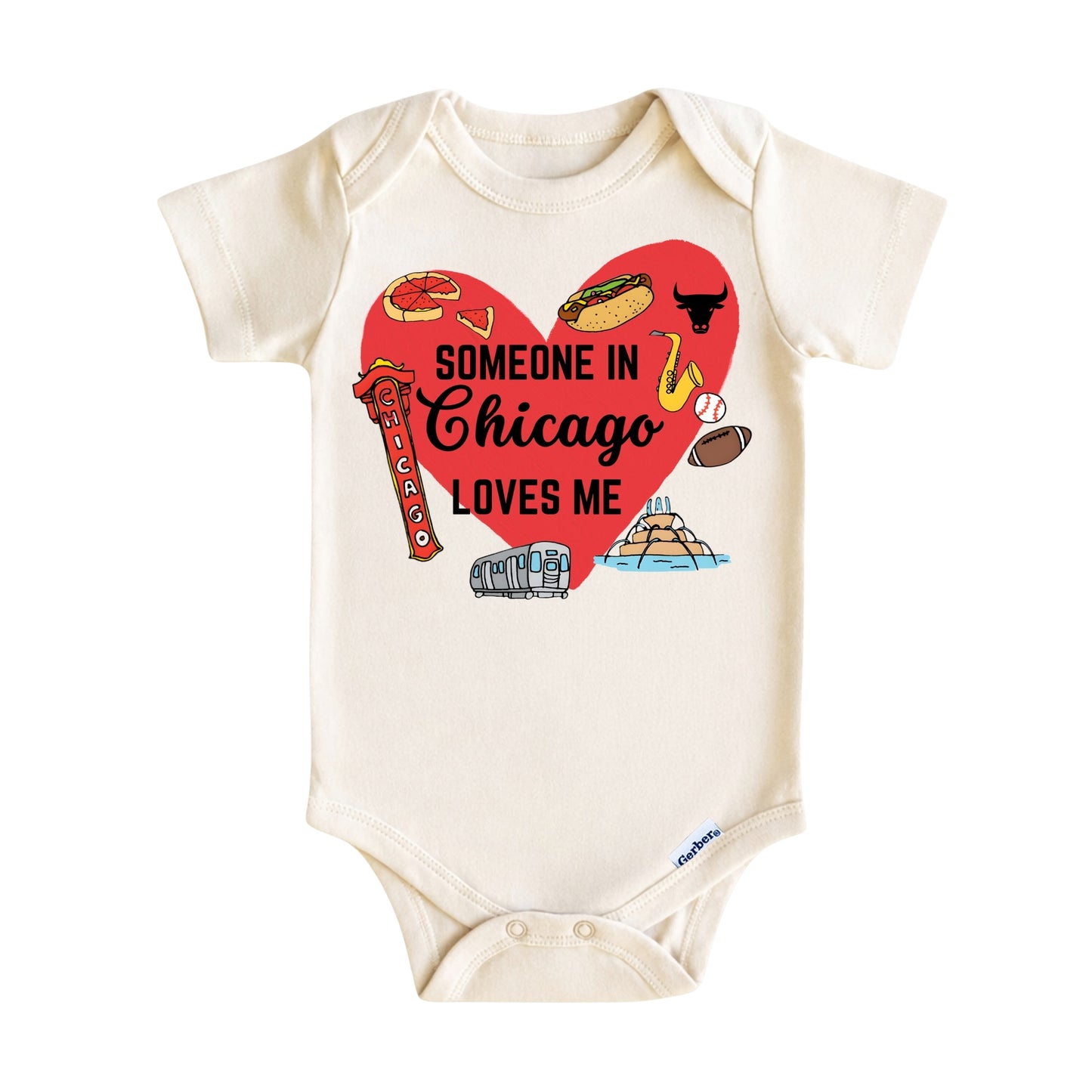 Someone in Chicago Loves Me Baby ONESIE®