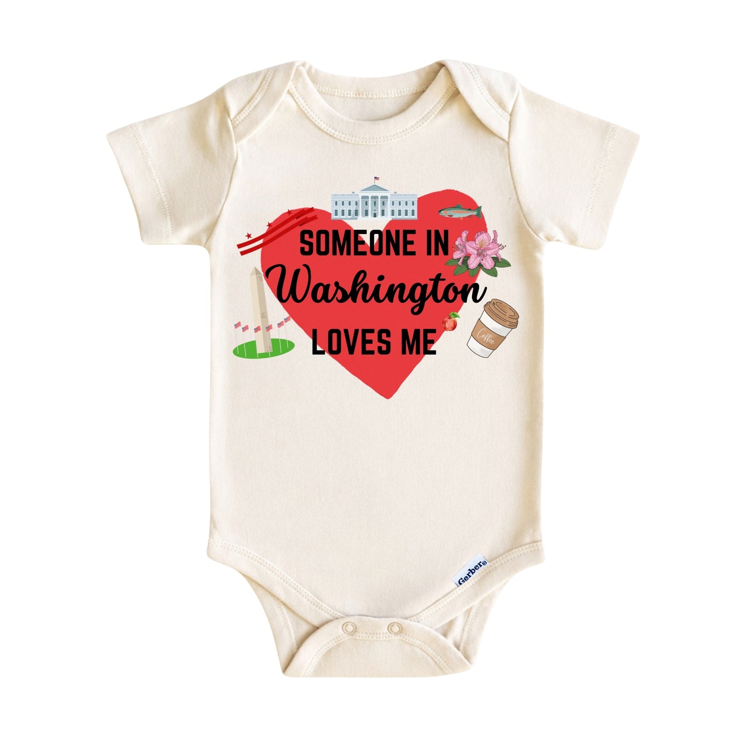 Someone in Washington Loves Me Baby ONESIE®