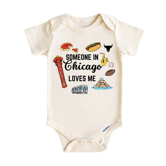 Someone in Chicago Loves Me Baby ONESIE®