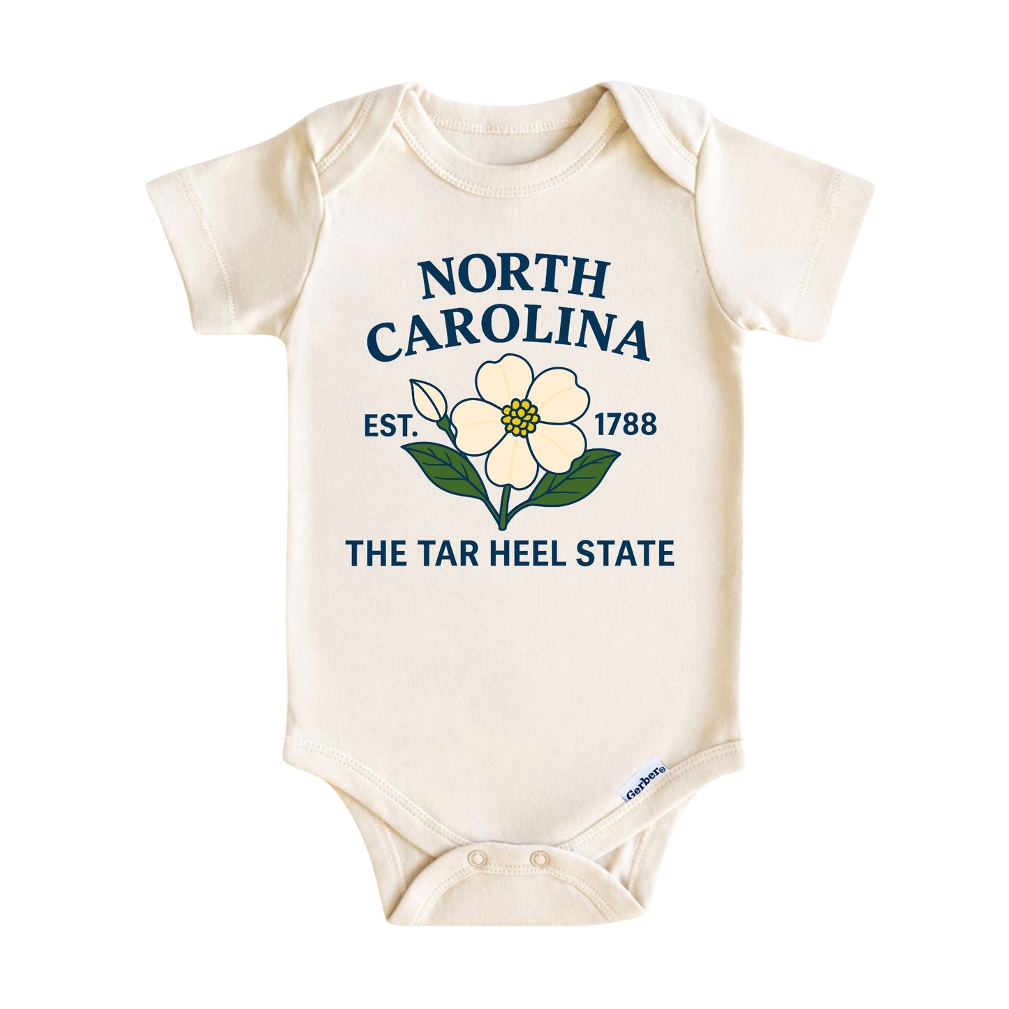North Carolina State Floral Baby ONESIE®