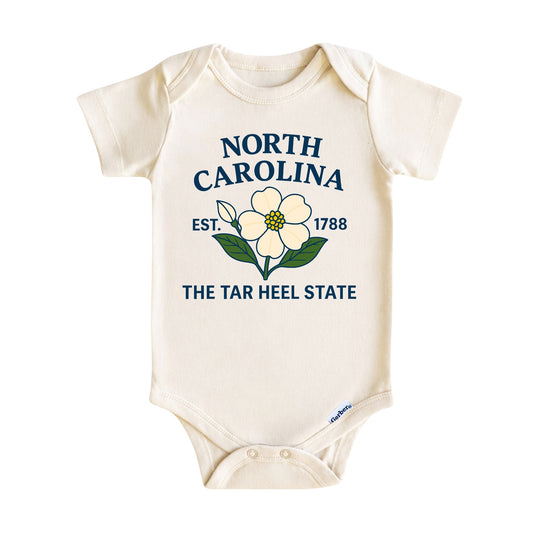 North Carolina State Floral Baby ONESIE®