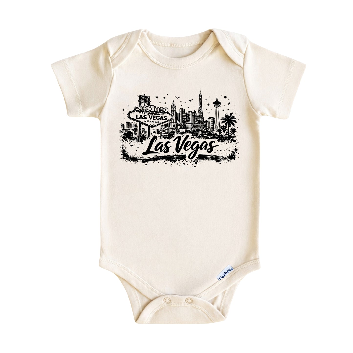 Las Vegas Kids Skyline T-Shirt - City Souvenir Toddler Tee