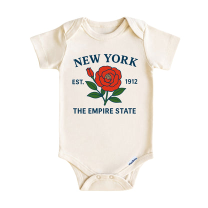 New York Rose Floral Kids T-Shirt
