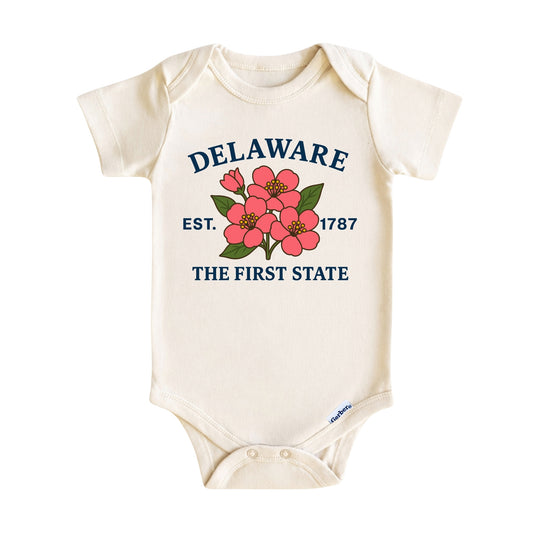 Delaware State Floral Baby ONESIE®