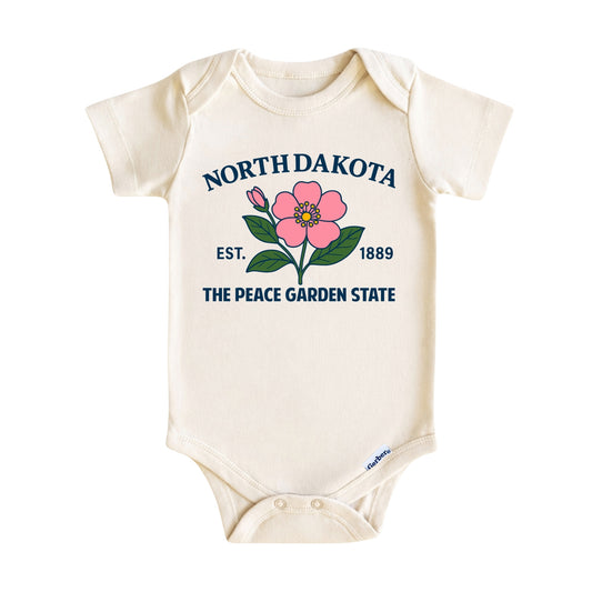 North Dakota State Floral Baby ONESIE®
