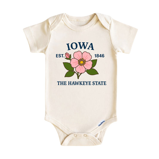 Iowa State Floral Baby ONESIE®