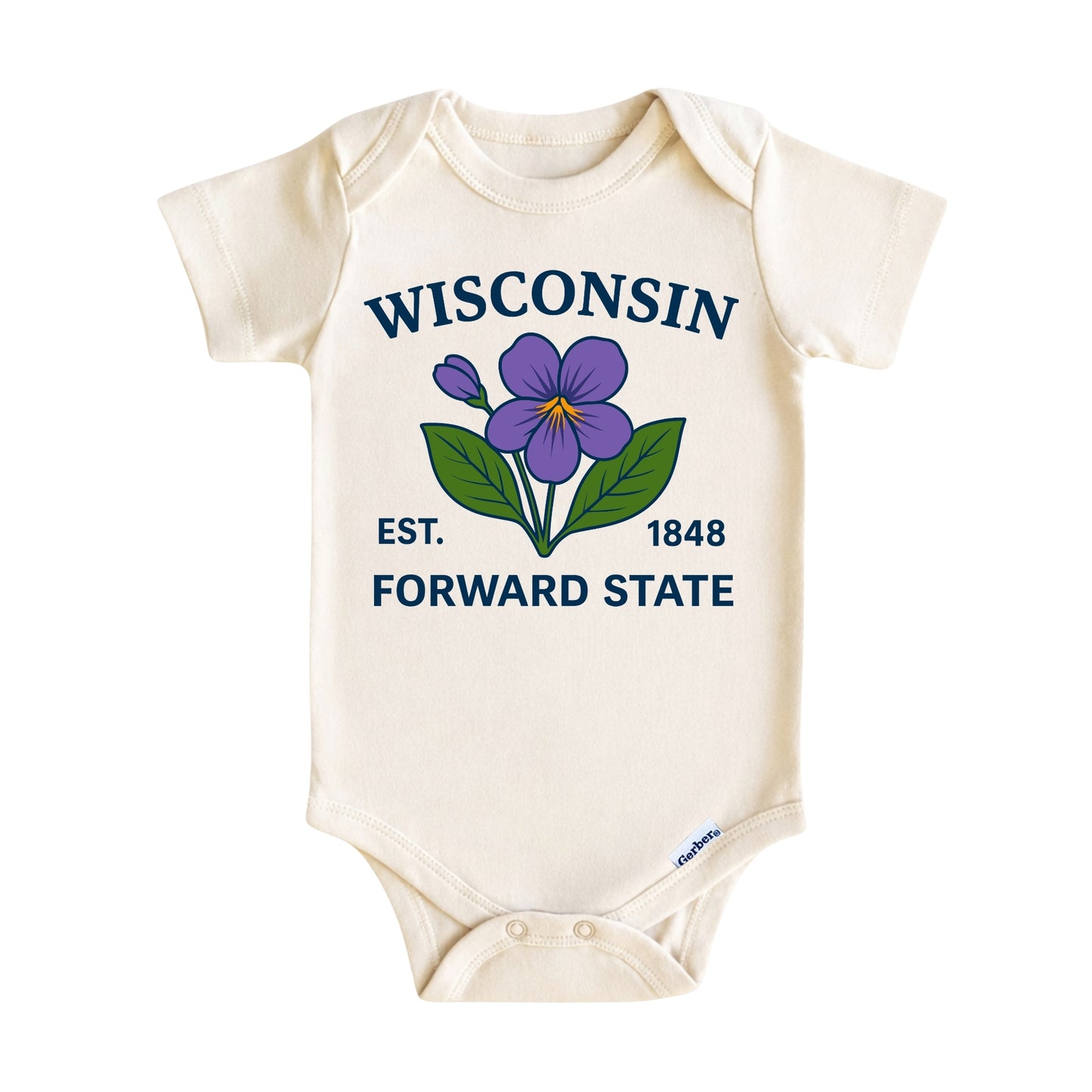 Wisconsin State Floral Baby ONESIE®