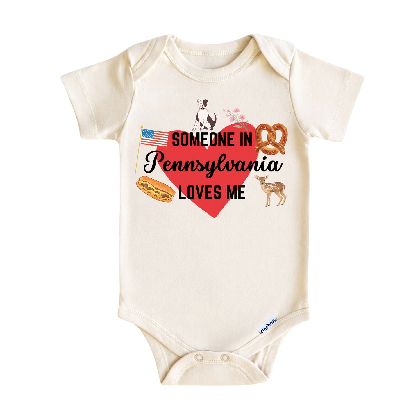 Someone in Pennsylvania Loves Me Baby ONESIE®