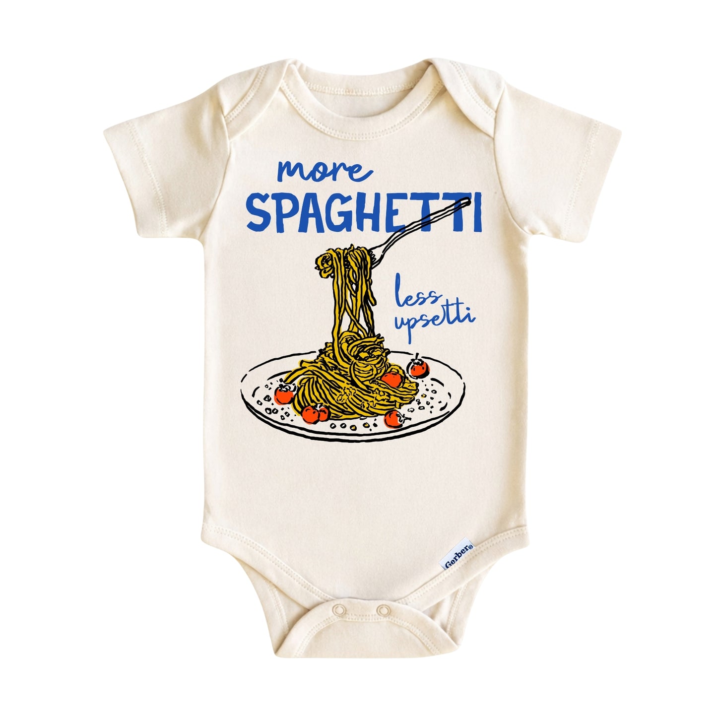 More Spaghetti Less Upsetti Kids T-Shirt
