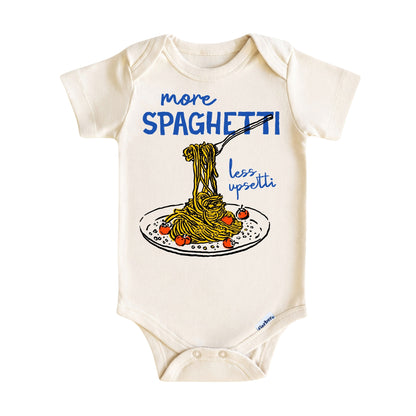 More Spaghetti Less Upsetti Kids T-Shirt