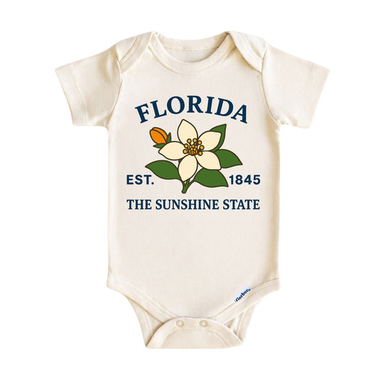 Florida State Floral Baby ONESIE®