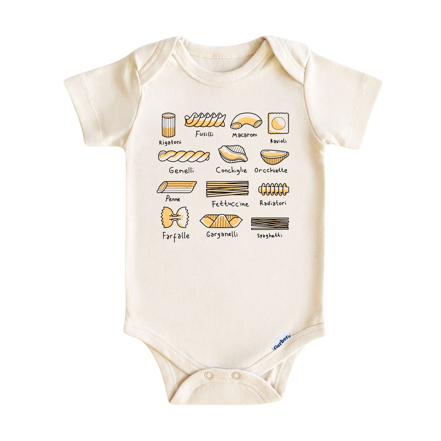 Pasta Types Kids T-Shirt