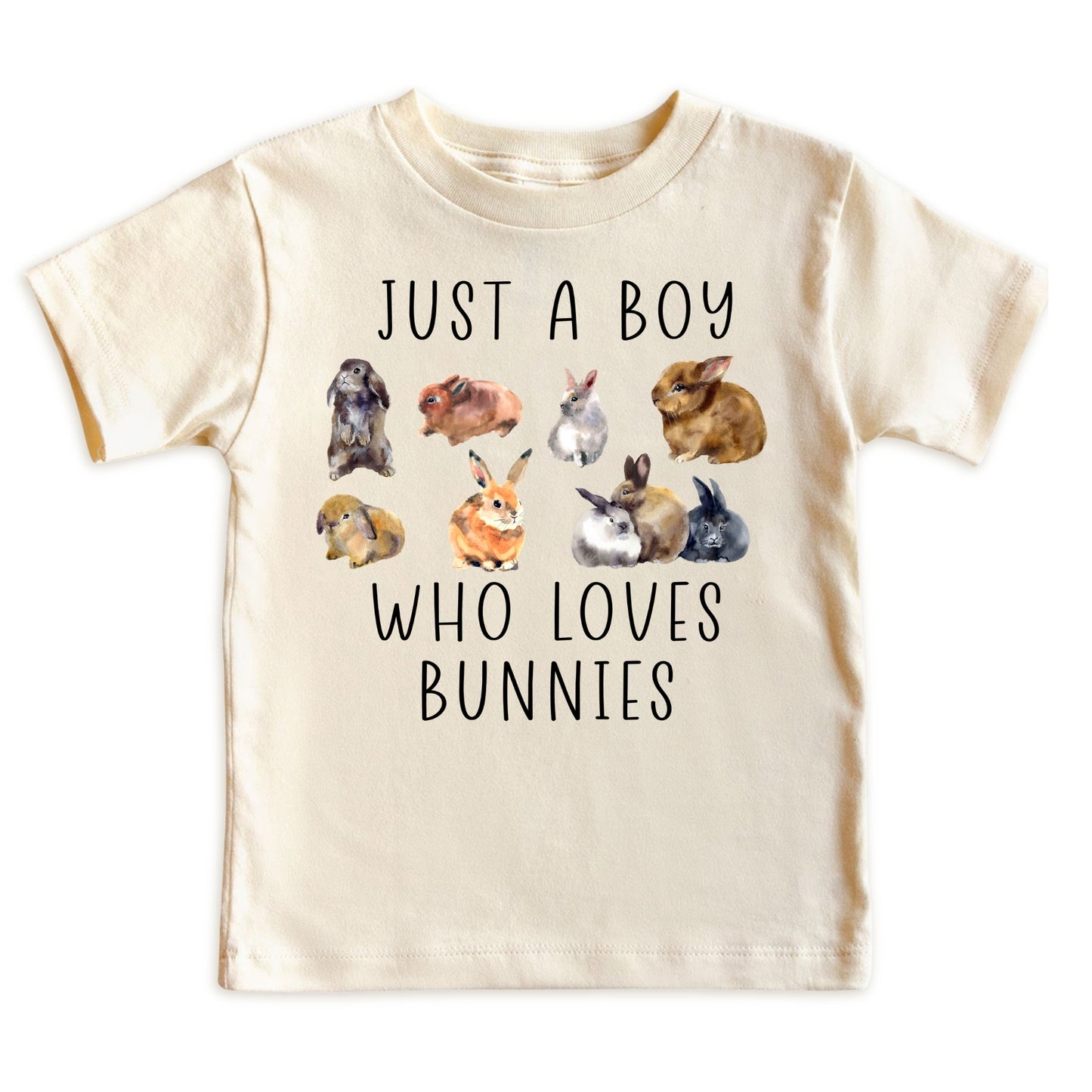 Just A Boy Who Loves Bunnies Shirt