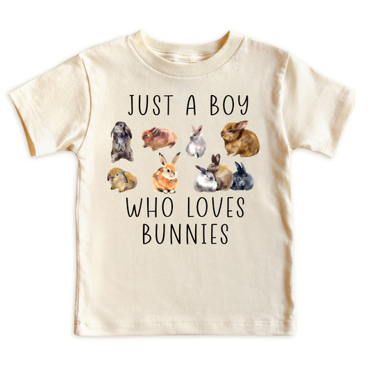 Just A Boy Who Loves Bunnies Shirt