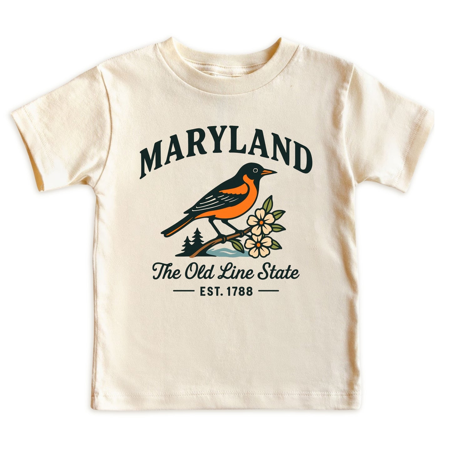 Maryland Vacation Kids Tshirt