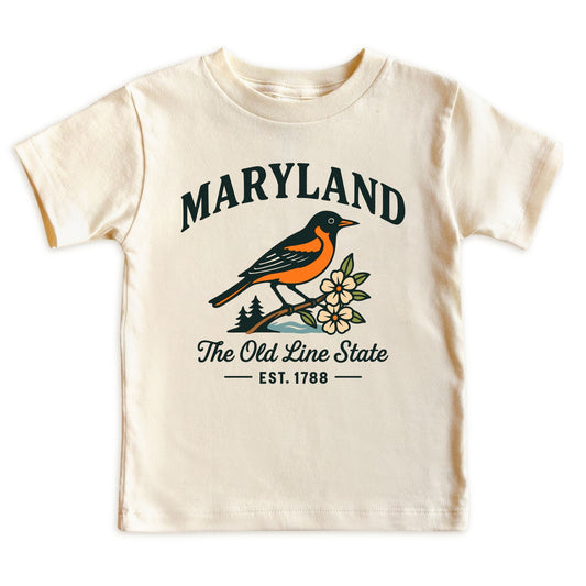 Maryland Vacation Kids Tshirt