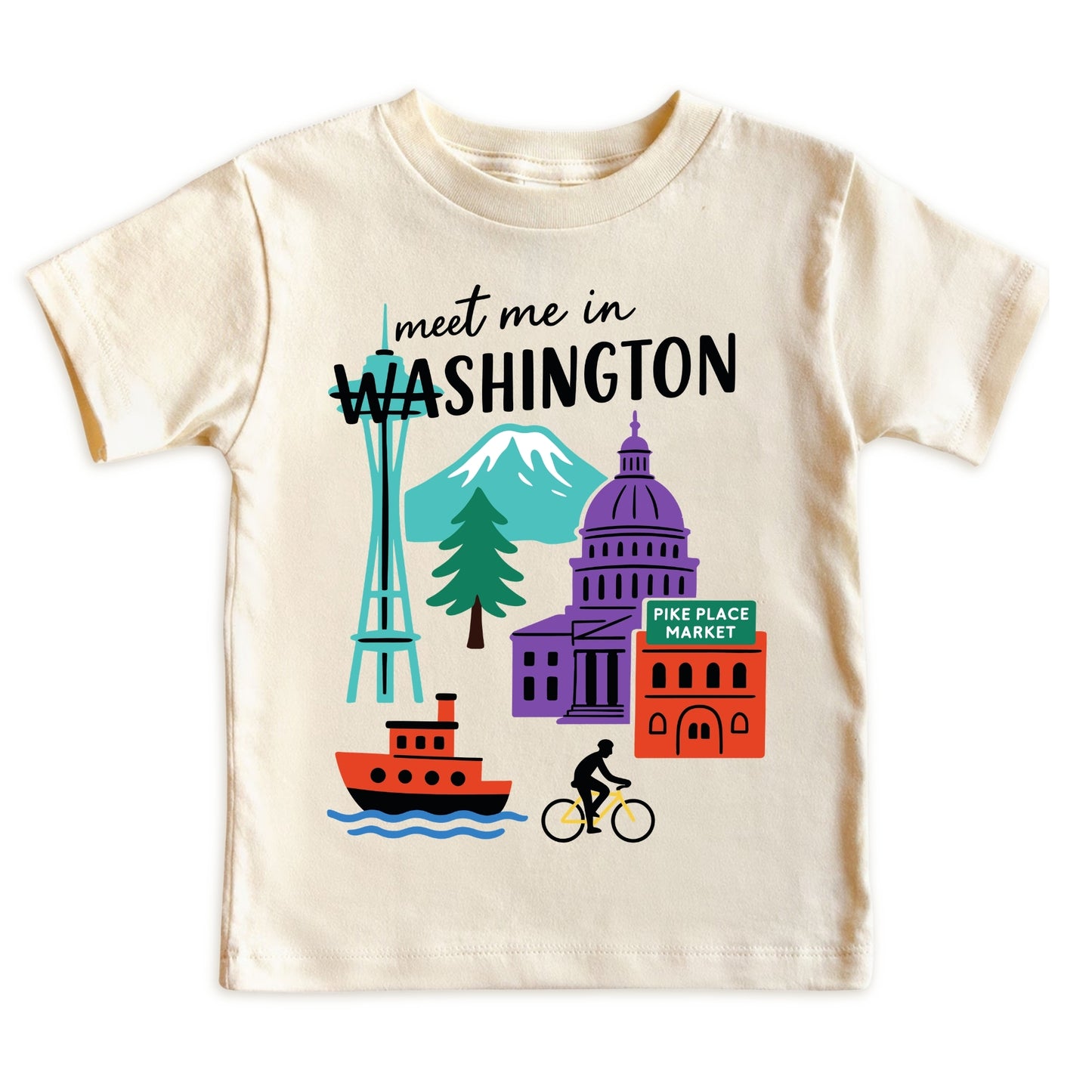 Washington Baby Onesie® - Kids Vacation T-Shirt