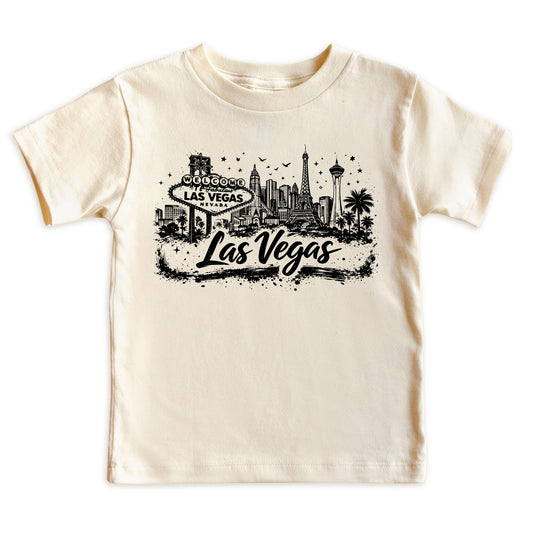 Las Vegas Kids Skyline T-Shirt - City Souvenir Toddler Tee