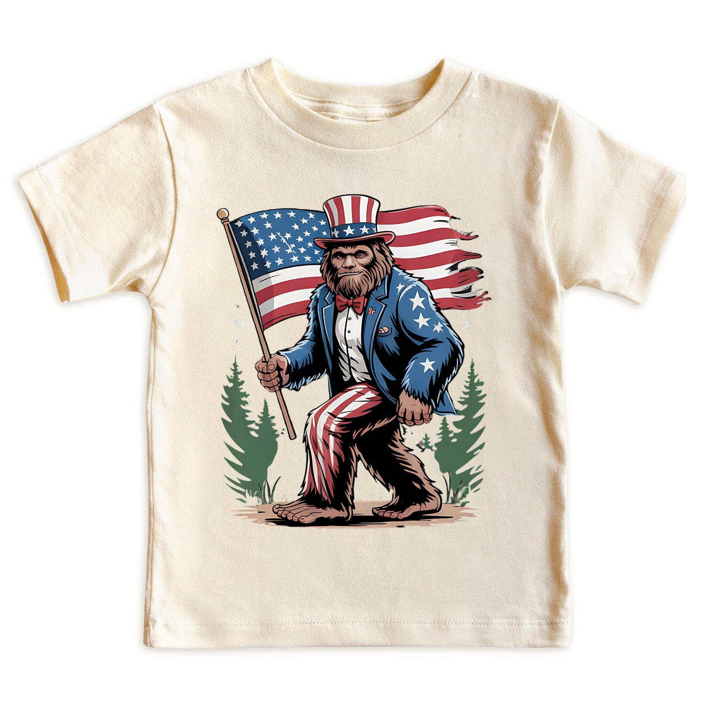 Patriotic Bigfoot Baby ONESIE®