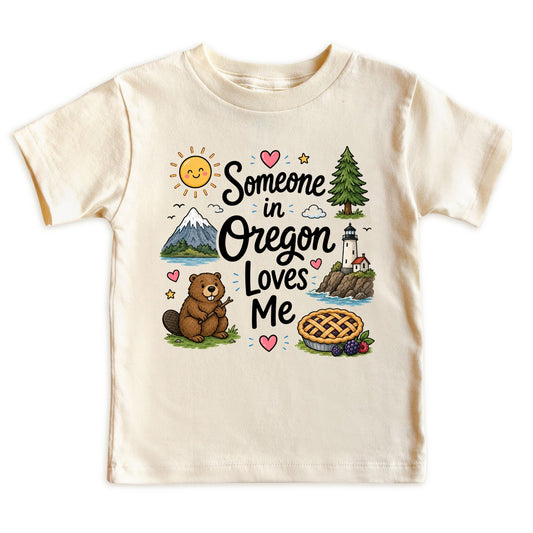 Someone in Oregon Loves Me Kids T-Shirt