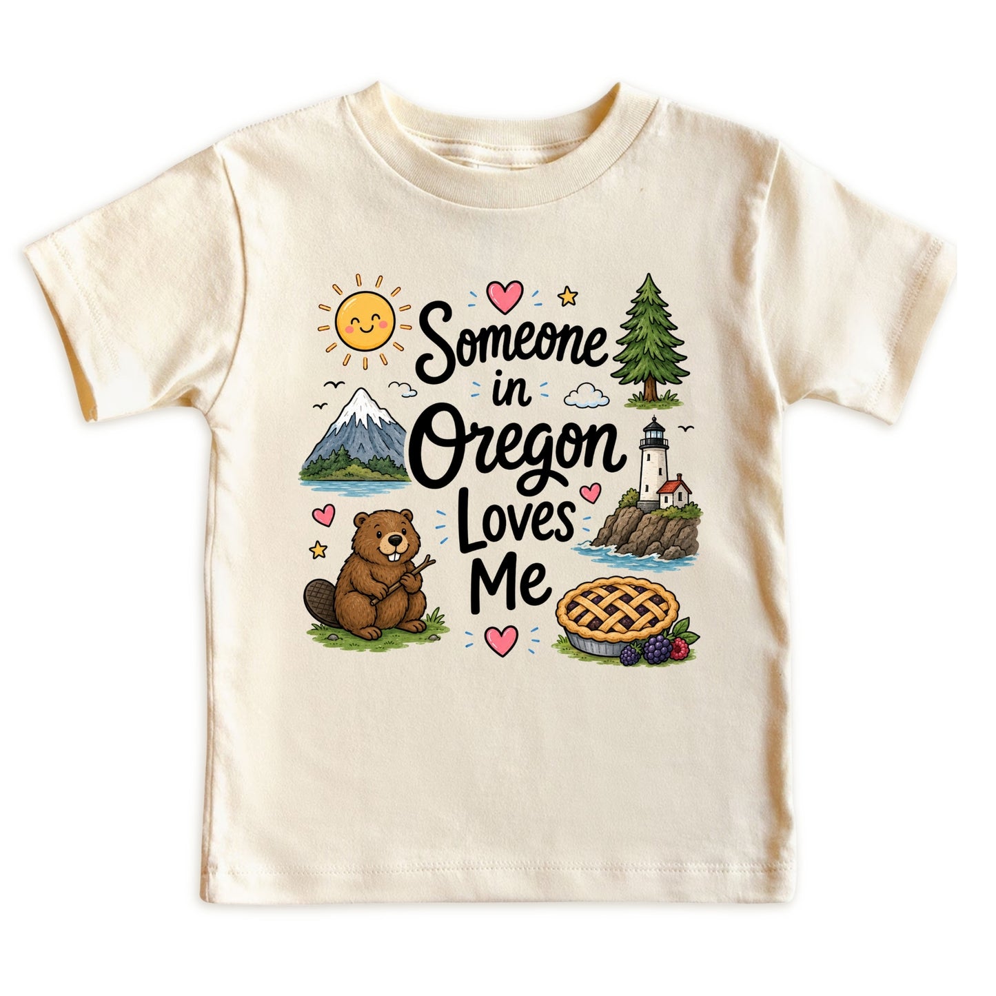 Someone in Oregon Loves Me Baby Bodysuit