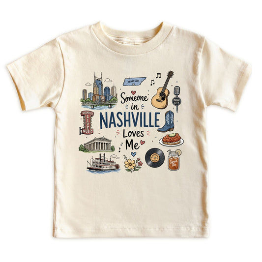 Someone in Nashville Loves Me Kids T-Shirt