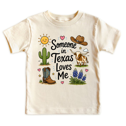 Someone in Texas Loves Me Kids T-Shirt