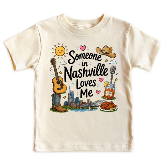 Someone in Nashville Loves Me Kids T-Shirt