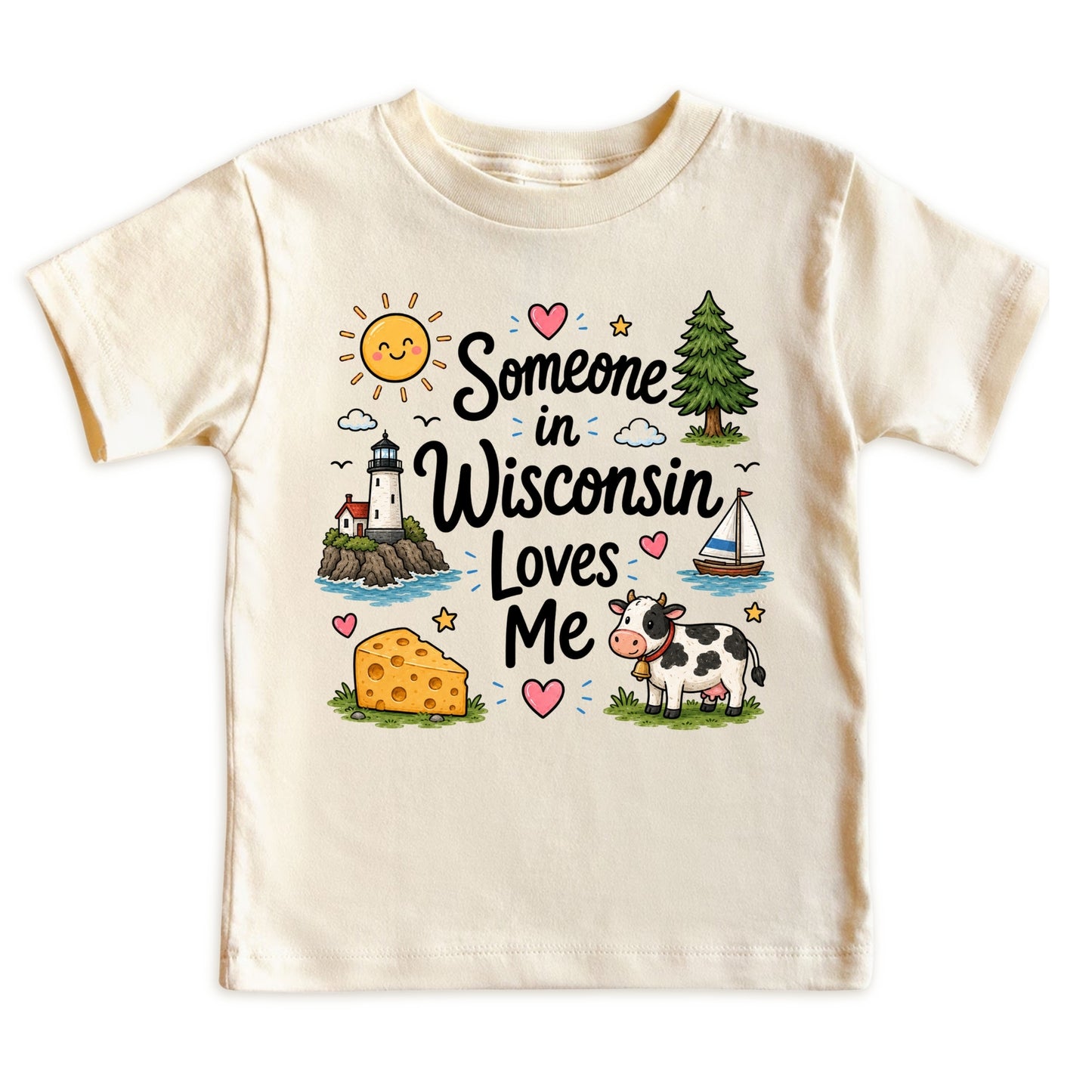 Someone in Wisconsin Loves Me Baby Bodysuit