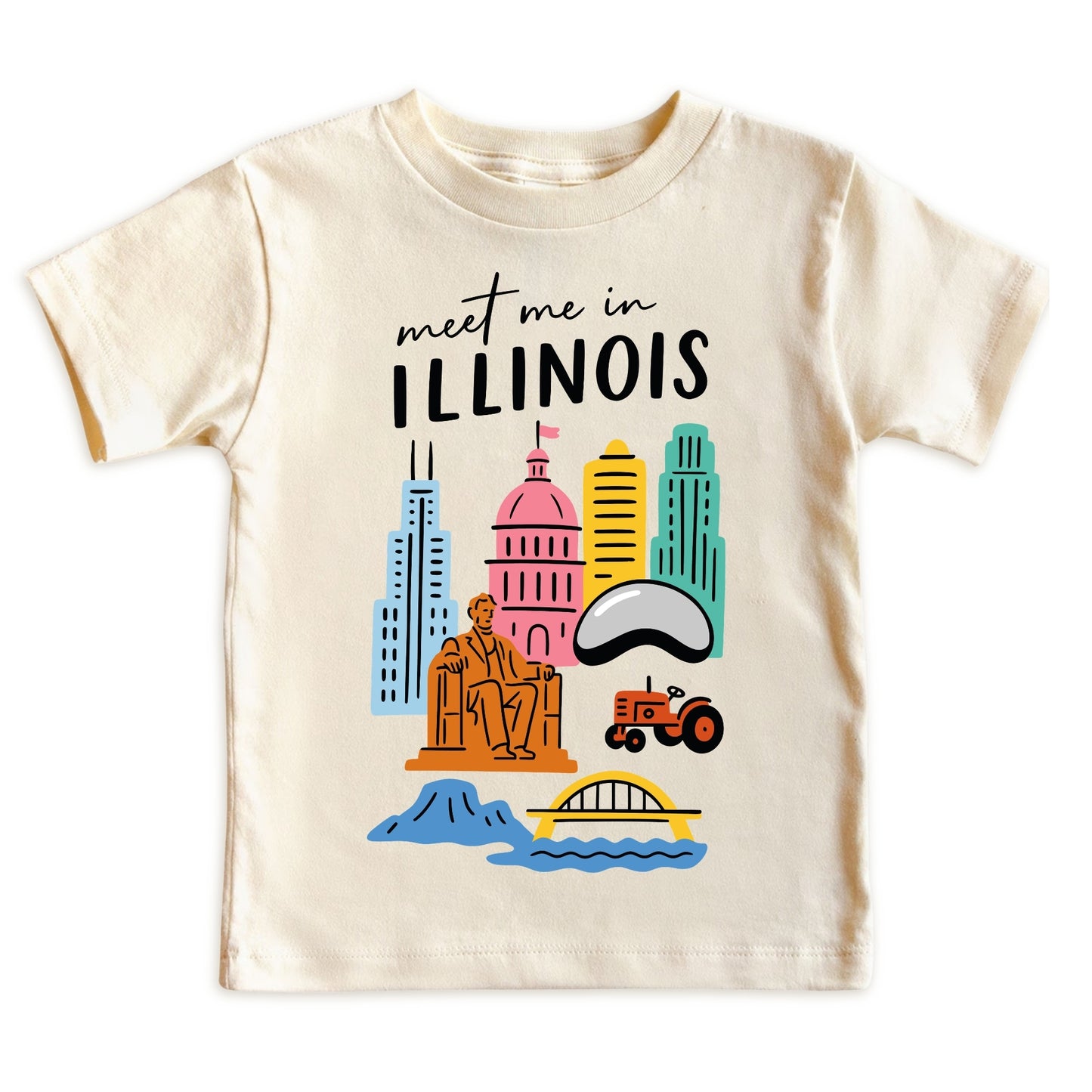Illinois Baby Onesie® - Chicago Kids Vacation T-Shirt