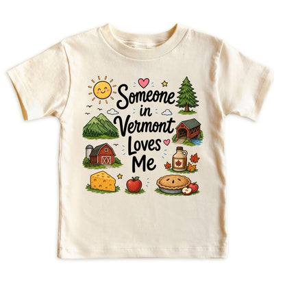 Someone in Vermont Loves Me Baby Bodysuit