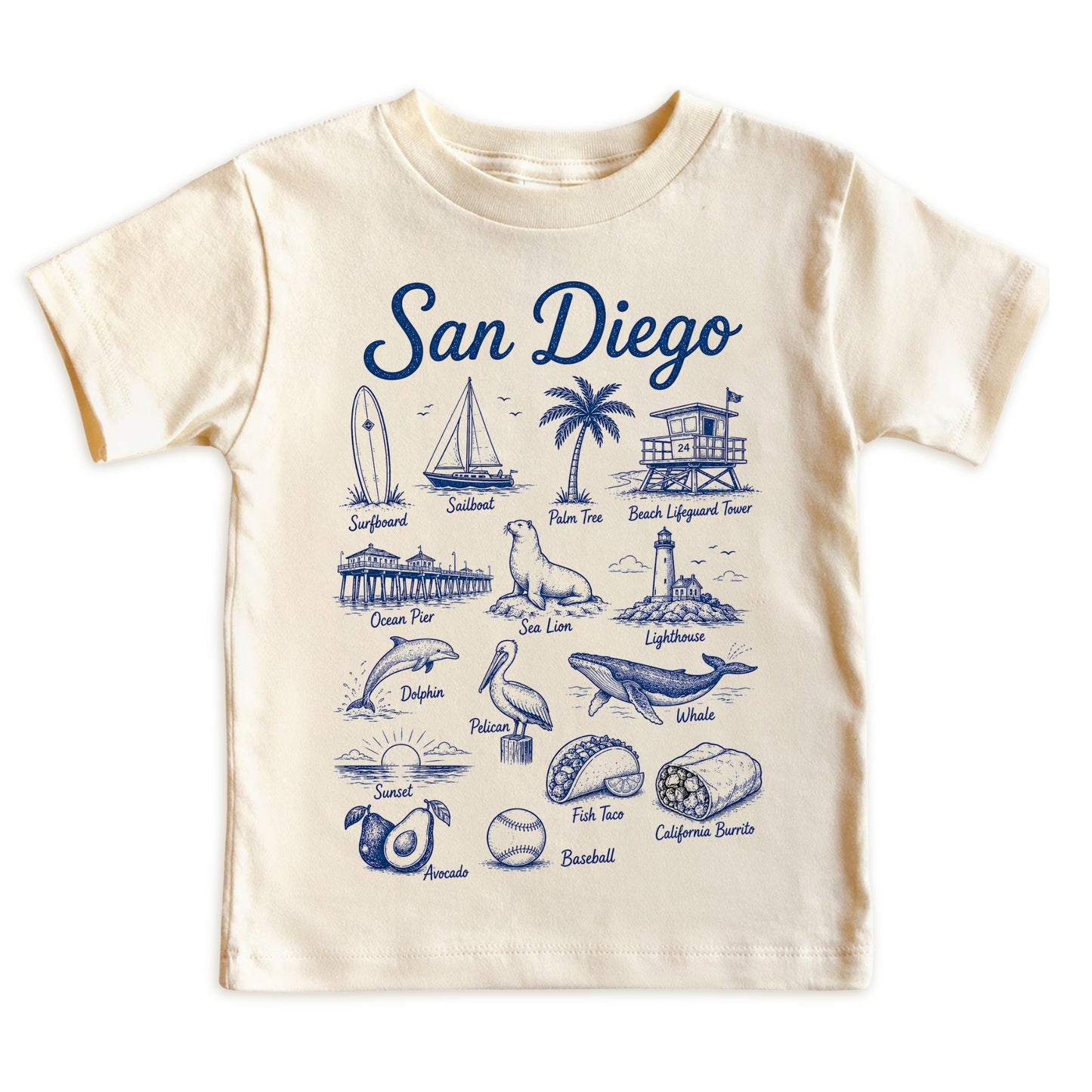 San Diego Vacation Baby Bodysuit and T-Shirt